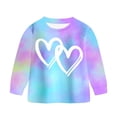 thumbnail image 5 of mgoYE Kids Girl Clothes Tie Dye Long Sleeve Cute Pattern Top and Pants Toddler Girl Fall Spring Outfits Pant Set, 5 of 6