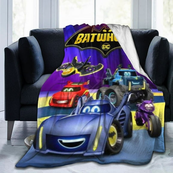 Ultra-Soft Micro Fleece Blanket Batwheels Super Soft Plush Blanket For Winter Bedding Bed Couch Sofa For All Seasons 50"X40"