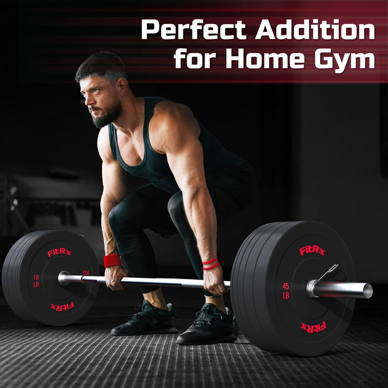 FitRx, 15lb Bumper Plates, Olympic Weight Plates, Pair - Walmart.com