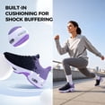 thumbnail image 3 of Women's Running Shoes Lightweight Tennis Athletic Gym Walking Sneakers Purple Size 11, 3 of 6