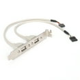 thumbnail image 3 of Peahefy Front Panel Expansion 2 Ports USB 2.0 Plug And Play With Slot Plate Bracket Panel Cable Adapter,Internal USB Header,Front Panel Adapter, 3 of 8