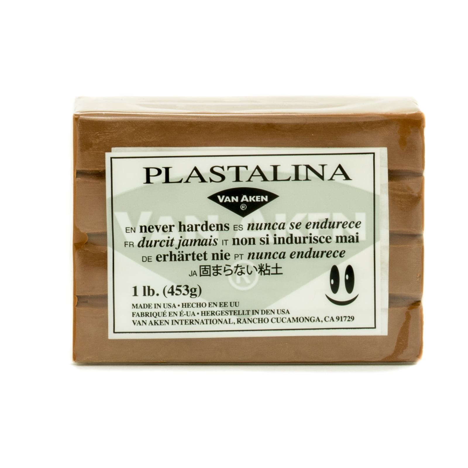 Plasticine Education Pack 500gm Brown 