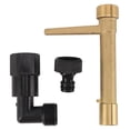 thumbnail image 2 of Llave De Válvula De Acoplamiento Rápido, Llave De Válvula De Acoplamiento Rápido De Latón Multiusos G3/4 Duradera Para Riego Por Aspersión De Jardín, 2 of 7