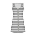 thumbnail image 5 of Summer Plus Size Dresses for Womens 2026 Fashion Spring Vacation Button V-neck Strap Dress, 5 of 5