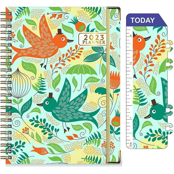 2023 Diary ,weekly Monthly Planner ,2023 Diary A5 Week To View With Monthly Tabs, Jan To Dec 2023 Hardcover Diary Planner, Inner Pocket,100gsm Thick P