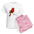 thumbnail image 6 of CafePress - Cardinal (2) Women's Light Pajamas - Women's Short Sleeve Print T-Shirt and Pants Light Cotton Pajama Set, 6 of 7