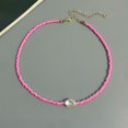 thumbnail image 1 of Collier de Perles Boho Mode Femme Imitation Perle Perle de Rocaille Brin Court Collier Ras-du-Cou Fait Main Bijoux Femme Gros, 1 of 5