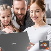 Acer Aspire 5 15.6 FHD PC Laptop, AMD Ryzen 3 3200U, 4GB RAM, 128GB SSD, Windows 10, Silver, A515-43-R19L