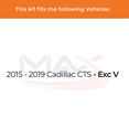 thumbnail image 2 of Max Advanced Brakes - Brake Kit for 2015 2016 2017 2018 2019 Cadillac CTS Exc V Rear Replacement Geomet Coated Disc Brake Rotors and Ceramic Brake Pads, 2 of 9