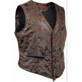 thumbnail image 2 of Men's Buffalo Hide Leather Vest With Holster, 2 of 4