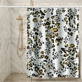 thumbnail image 5 of Shower Curtains Polyester Fabric Waterproof Liners Weighted Hem Machine Washable 59" x 79" Bathroom Bathtub Decor Curtain, 5 of 7