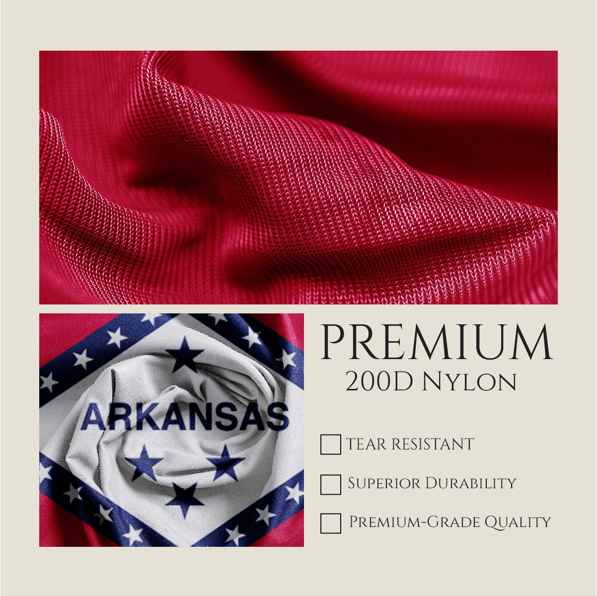 PromoPatriot 6 x 10 ft Nylon Outdoor Flag