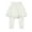 White, variant on Toddler Girl Soft Tutu Cotton Legging Pants (90/3T, Yellow)
