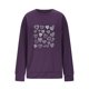thumbnail image 5 of Xuyuer Valentine's Day Heart Print - Women's Loose Round Neck Long Sleeve Top for Casual Lover Themed Outfits, Cozy Seasonal Wear, Couple Matching Style & Romantic Gift Holiday Apparell, 5 of 5