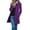 22#Purple, variant on Women's Long Coats Single Breasted Pea Coat Winter Casual Blazer Jacket Trench Coat Blue M