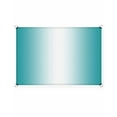 thumbnail image 2 of Sun Shade Sail 6.5x10Ft Teal and White Gradient Uv Block Sunshade Canopy Outdoor Shade Cover Rectangle Shade Cloth For Patio Garden Yard Deck Pergola, 2 of 6