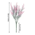 thumbnail image 2 of XMMSWDLA Artificial Flowers with Silk Flocked Fake Lavender Plant for Wedding Home Table Centerpiece Decor-Pack Of 2 Artificial Lavender Flowers Mom Birthday Gifts, 2 of 4