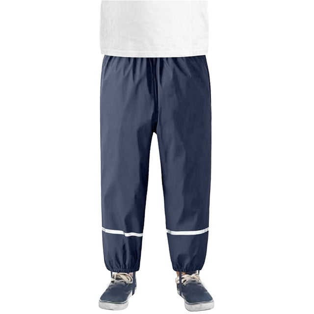 DPTALR Children's Thin WaterProof Windproof And Breathable Outdoor Rain Pants