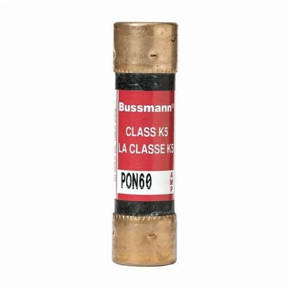 Midget Fuse, Time-Delay, 60A, 250V AC, Non-Indicating, 10kA at 250V AC