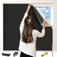 thumbnail image 1 of Persianas Opacas Portátil, Cortinas Opacas Aislamiento Térmico con Bolígrafo Regla y Cuchillo, Tela Opaca Puede Cortar Y Bloquear Luz para DIY Ventana Viaje Dormitorio Cuartos, 1 of 4