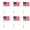 D, variant on Usbinx Life Light Up American Flag Handheld Banner with LED Lights Patriotic Waving Flag for Independence Day Parade Party Fireworks and Holiday Celebration 1 Piece