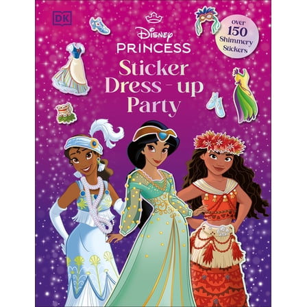 Disney Princess Sticker Dress Up Party, (Paperback)