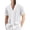 A-White343, variant on Men's Relaxed Button Down Shirt Short Sleeve Cuban Collar Camp Shirt Lightweight Casual Beach Shirts