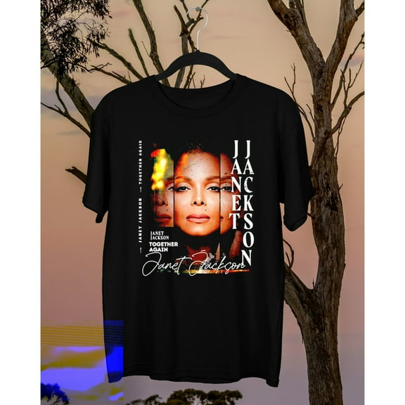 Janet Jackson Together Again Black Tee