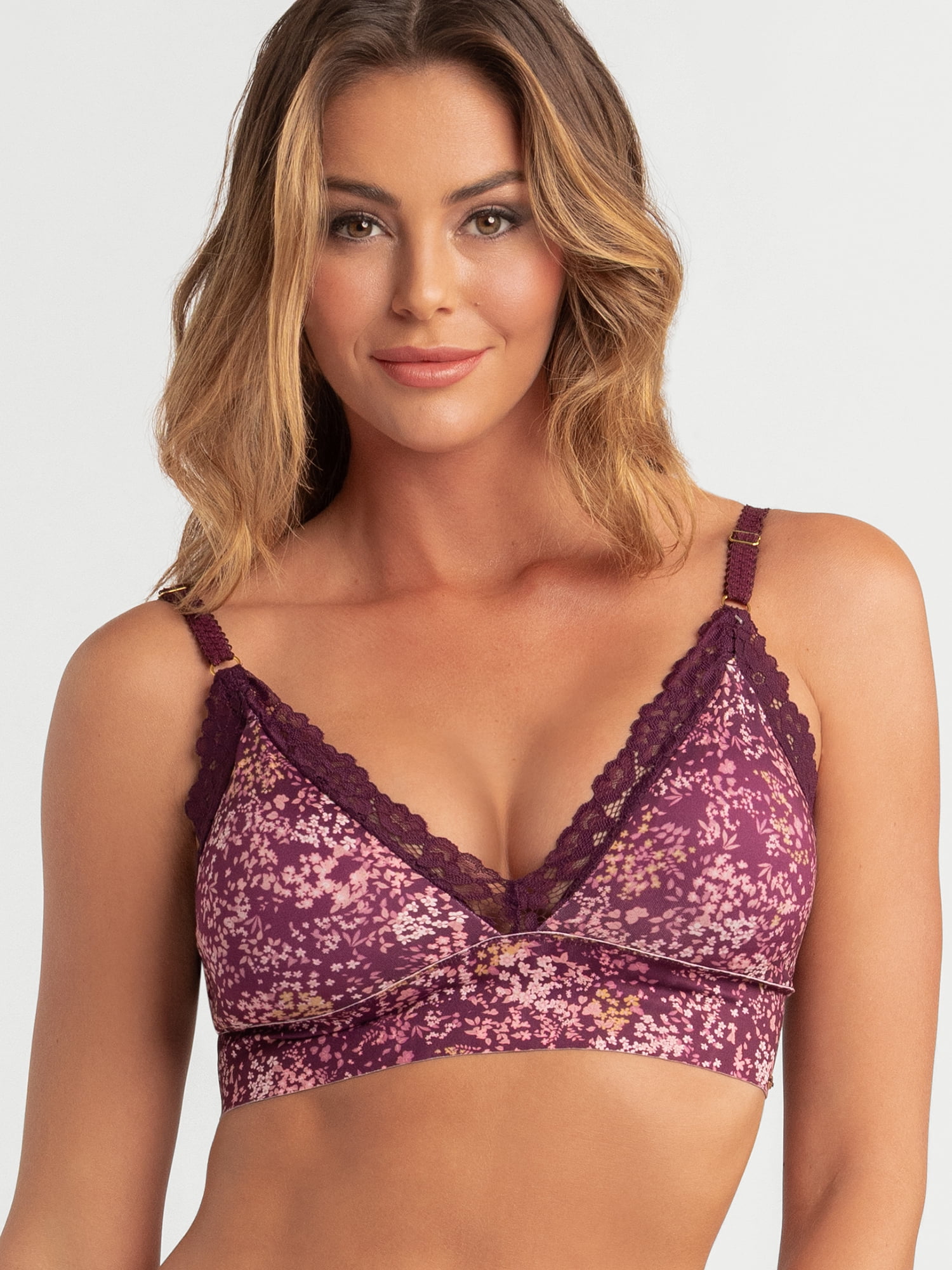 Jessica Simpson Women's Microfiber Bralette, Size S-XXXL