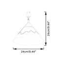 thumbnail image 3 of FSLiving Dimmable Remote Control Track Pendant Lights Single Circuit H-Type Adjustable Angle Simple Design Black Metal Lighting Fixtures for Art Background Wall Store Home Decor - 1 Light, 3 of 6