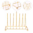 thumbnail image 3 of Household Plate Stand Decorative Plate Organizer Wear-resistant Plate Rack Kitchen Accessory, 3 of 8