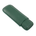 thumbnail image 2 of Funda para puros, elegante, portátil, resistente, textura de piel de cocodrilo, piel sintética, soporte para puros con 2 dedos, 2 of 8