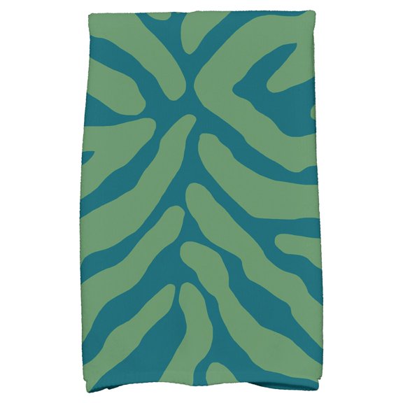 Simply Daisy 18" x 30" Animal Stripe Geometric Print Hand Towel