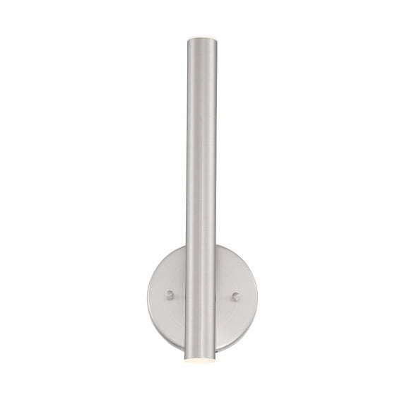 10W 2 Led Wall Sconce In Modern Style 3 Inches Wide By 14 Inches High-Brushed Nickel Finish Z-Lite 917S-Bn-Led