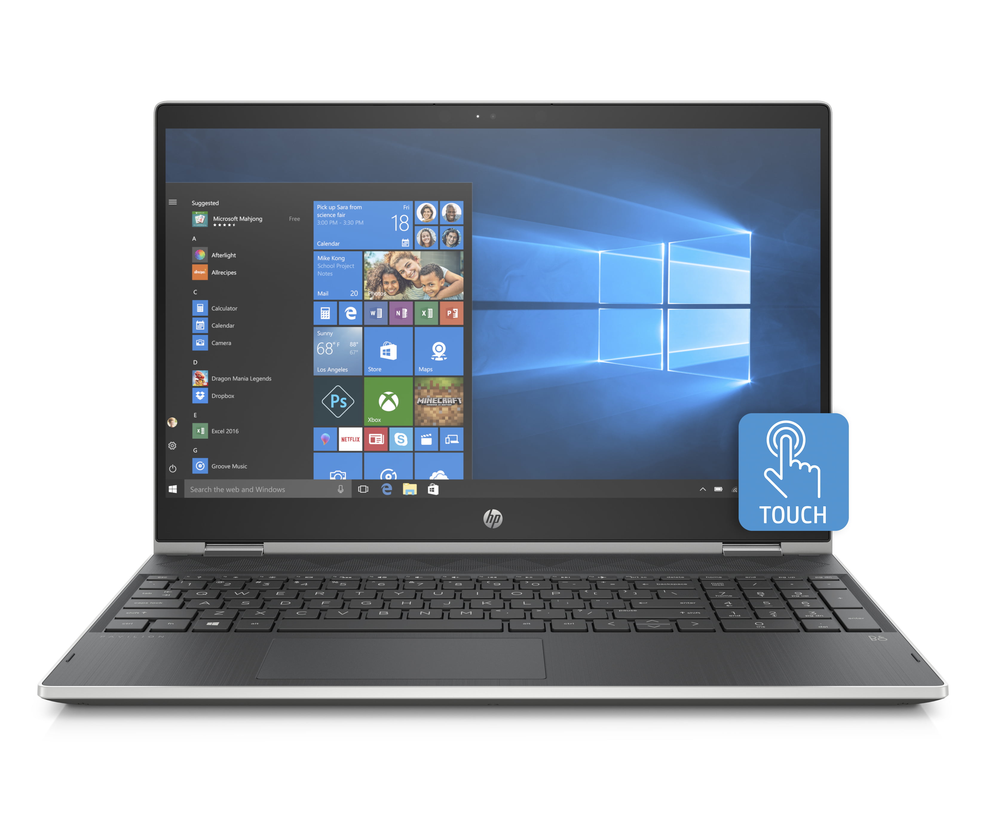 HP Pavilion 15 X360 Convertible Laptop, i5-8250U, 8GB Ram, 1TB HDD