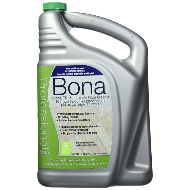 Limpiador de pisos Bona Stone, azulejos y laminados, recambio de 3,78 litros