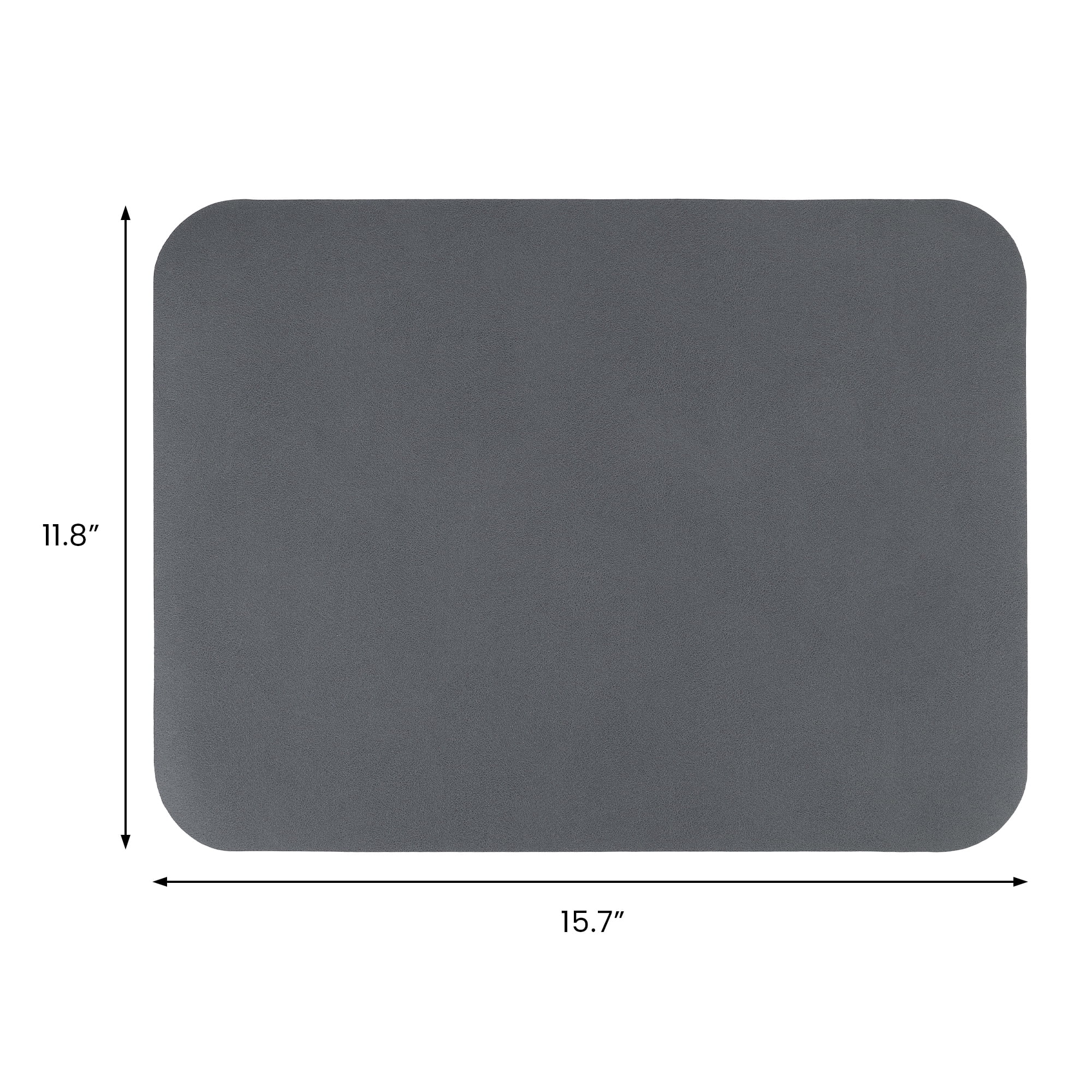 Unique Bargains Diatomaceous Stone Dish Countertop Drying Mat Navy Blue 15.7*11.8 inch