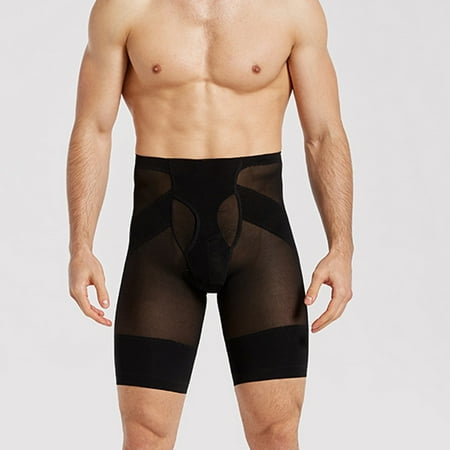 Wancir Men s Sheer Compression Underwear Semi-Transparent Body Shaping Design with Elastic Waistband for Workout & Daily Wear