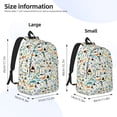 thumbnail image 4 of Rocae Cartoon Dinosaur for Durable Canvas Backpack Leisure Large Bag Travel Rucksack Multi-function Backpack, 4 of 8