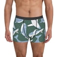 thumbnail image 2 of Bingfone Beautiful Whales Men's Underwear - Casual Stretch Boxer Briefs-Small, 2 of 7