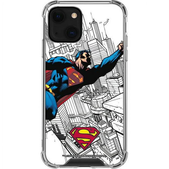 Skinit DC Comics Flying Superman iPhone 13 Clear Case