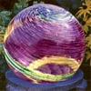 E-V 10 Inch Illuminarie Globe Mauve Swirl