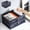 Black, variant on openpig Collapsible Utility Crate, Plastic Collapsible Storage Crates, Foldable Plastic Crate for Storage, Trunk Organization, & Moving (White)