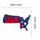 thumbnail image 3 of Wooden Door Angle Decorations With USA Flag Door Top Corner Frame Hanging Accessories, 3 of 5
