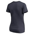 thumbnail image 3 of Women's Navy Chicago Bears Vintage Collection Victory Arch V-Neck T-Shirt, 3 of 3