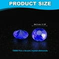 thumbnail image 2 of Uxcell Wedding Table Scatter Confetti Crystals Acrylic Diamonds Vase Fillers Gems for Table Centerpiece Decoration Dark Blue, 2 of 7