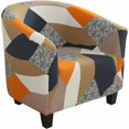 thumbnail image 1 of Funda para sillón convertible, funda elástica para sillón Chesterfield, funda para sofá, funda para silla de comedor, fundas para silla lavables, protector multicolor TUNC Sencillez, 1 of 5