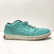 thumbnail image 2 of Ni - ke Ni - ke Men Jordan Retro Low Turquoise Solid Leather Ath Shoe AJ1 Lace US 9, 2 of 5