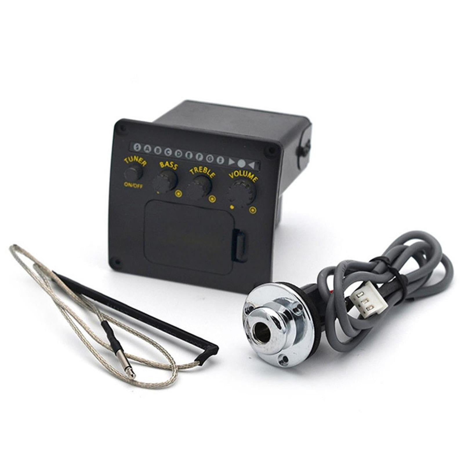 QccHieUs 2 Band Equalizer Tuner Pickup Replacment Components Versatile Musical Instrument