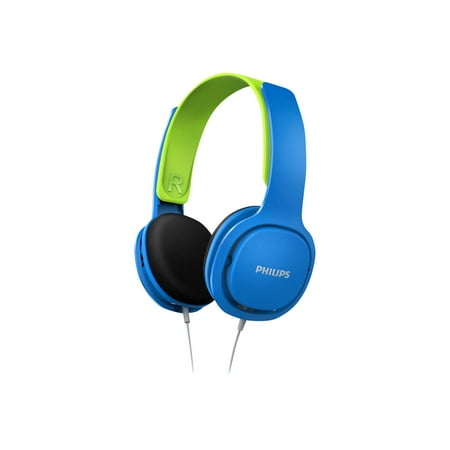 Philips SHK2000BL Kids Wired Headphones Adjustable Lightweight Headband - Blue